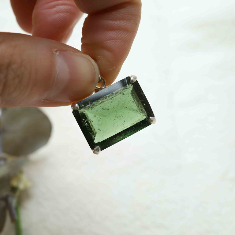 Pendentif Moldavite - Delwyn
