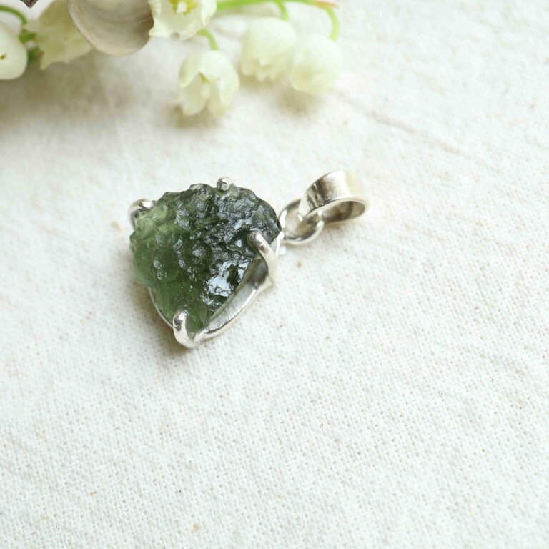 Pendentif Moldavite - Brut