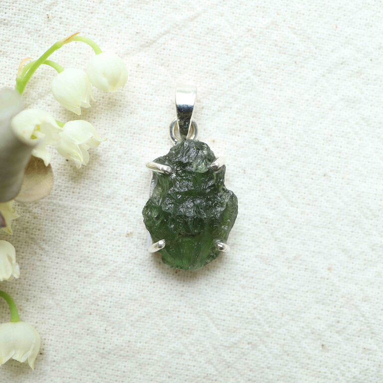 Moldavite Pendant - Brut