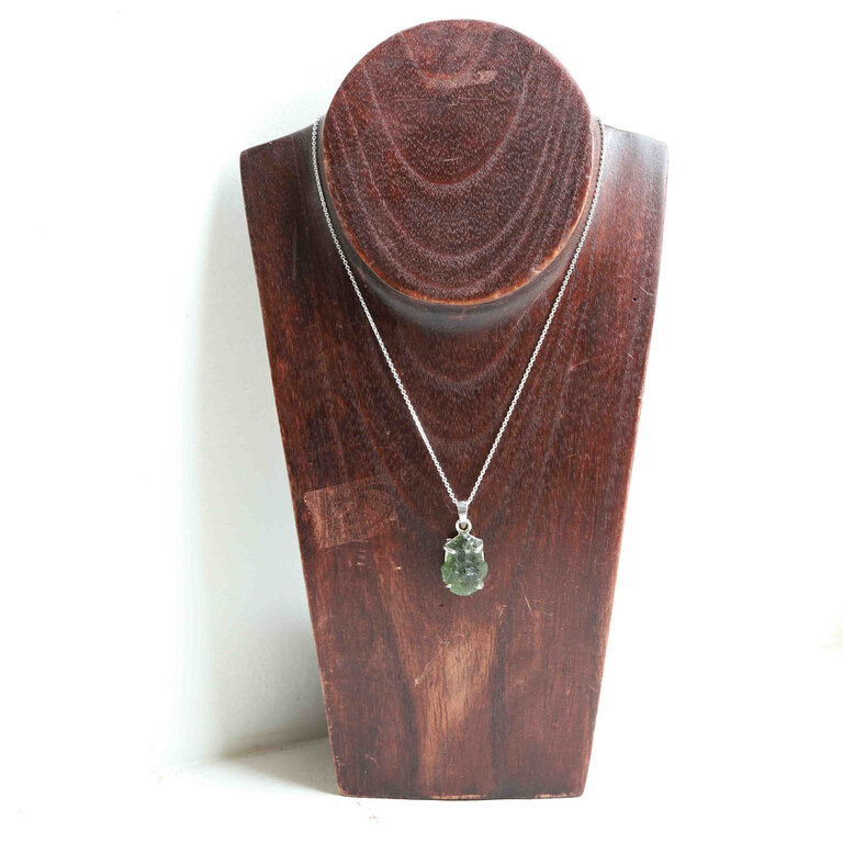 Moldavite Pendant - Brut