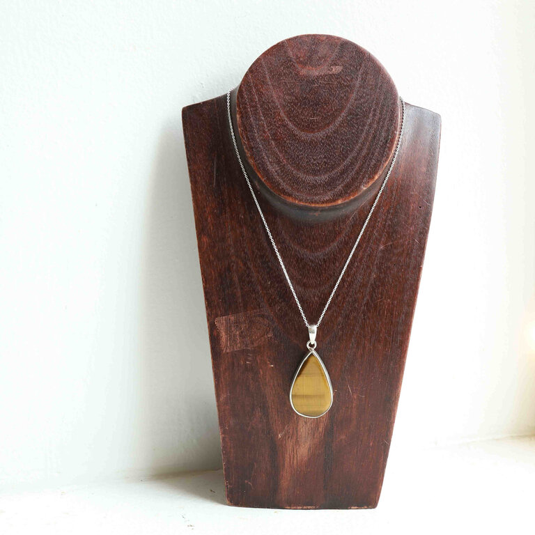 Tiger Eye Pendant - Goutte