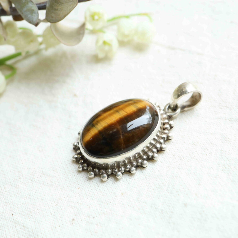 Tiger Eye Pendant - Solaire