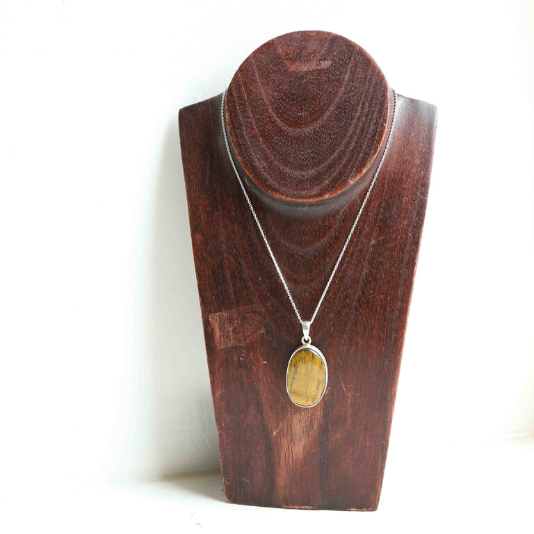 Tiger Eye Pendant - Ovale