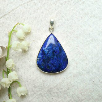 Azurite Pendant - Simple