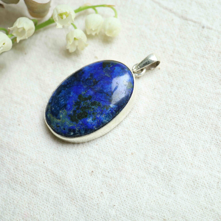 Pendentif Azurite - Simple