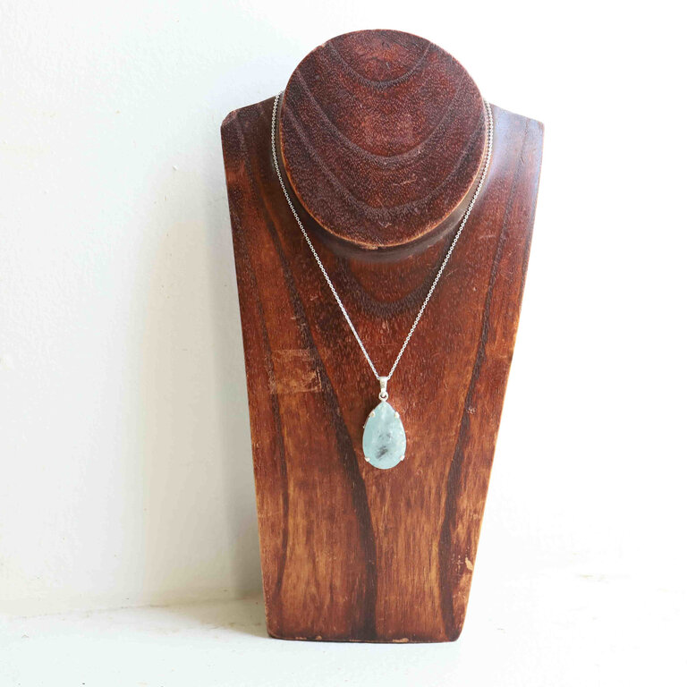 Pendentif Aigue-marine - Facetté
