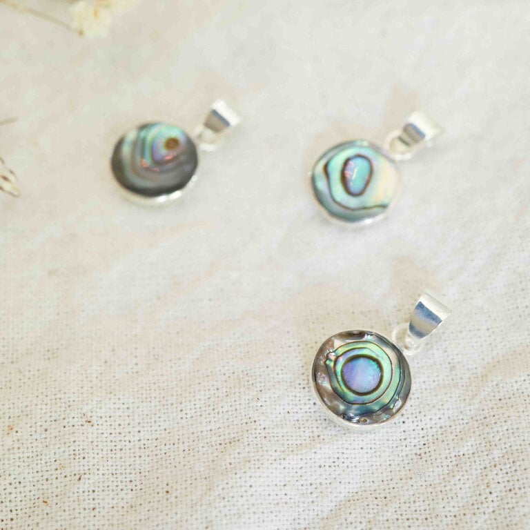 Abalone Pendant - Rond