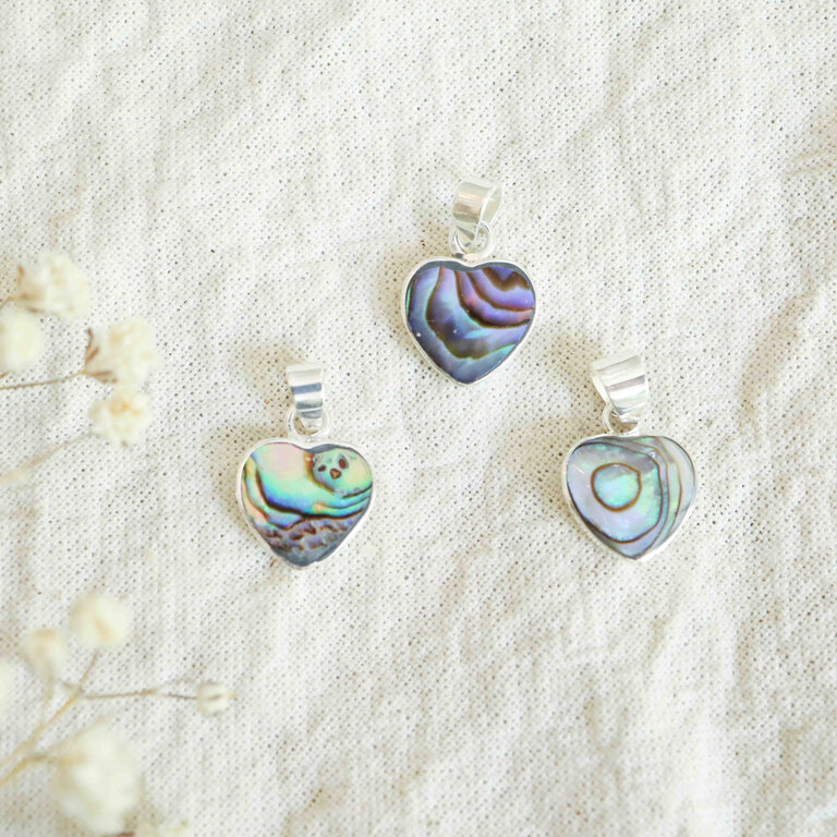 ABALONE HEART PENDANT