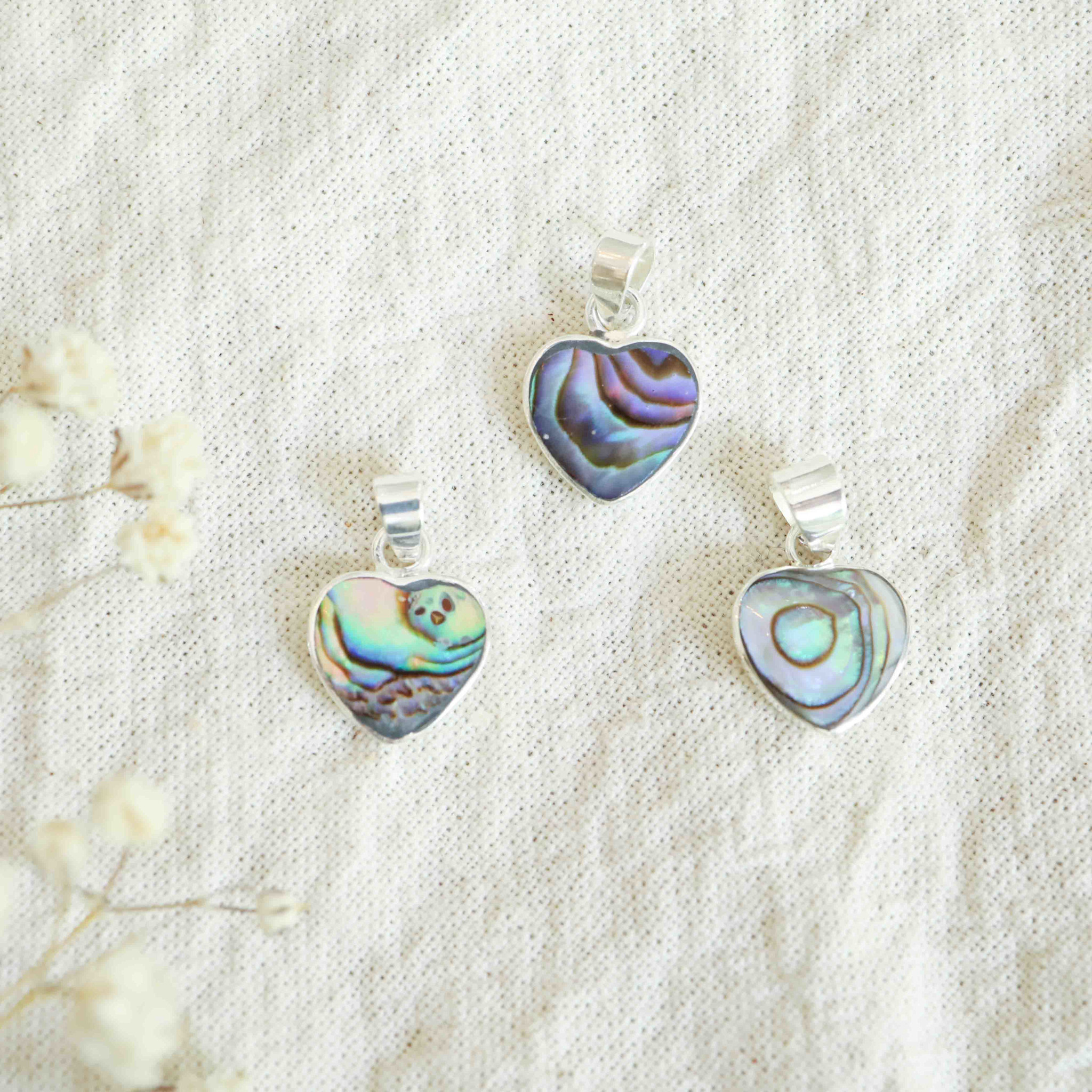 Abalone Pendant - Coeur