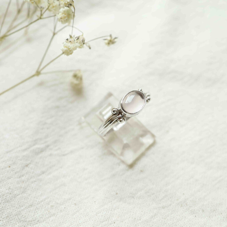 Bague Quartz rose - Vitis