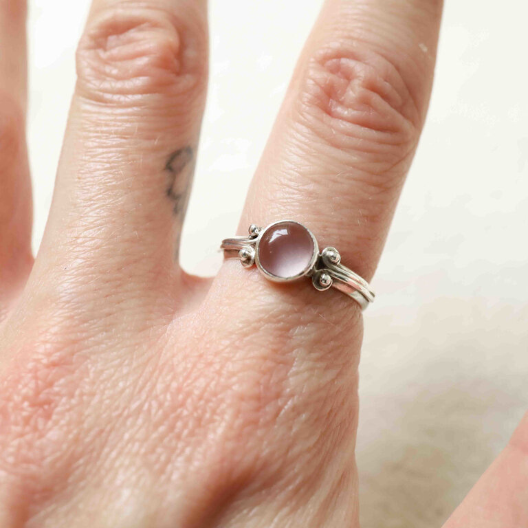 Rose Quartz Ring - Vitis