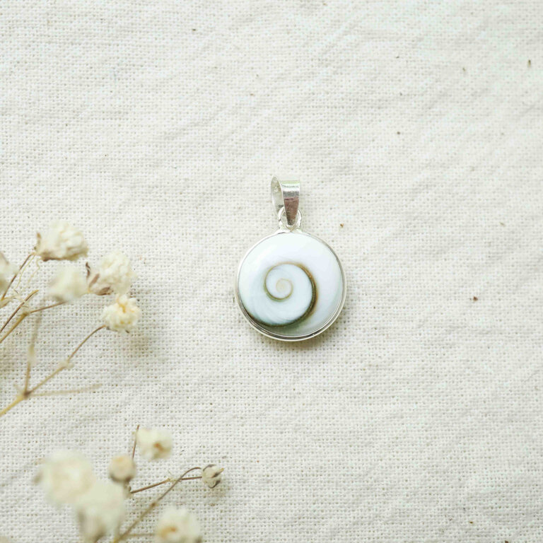 Pendentif Oeil de St-Lucie - Serti ajouré