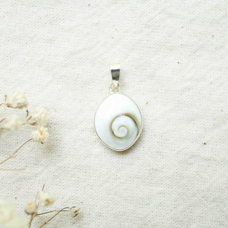 Pendentif Oeil de St-Lucie - Serti ajouré