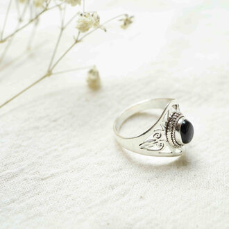 Bague Tourmaline noire - Nyx