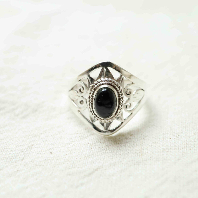 Bague Tourmaline noire - Nyx