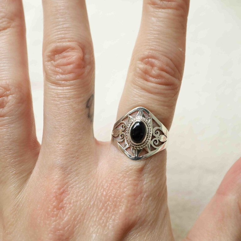 Bague Tourmaline noire - Nyx