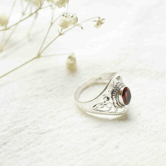 Bague Grenat - Nyx