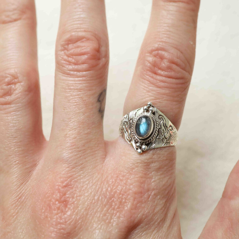 Bague Labradorite - Draco