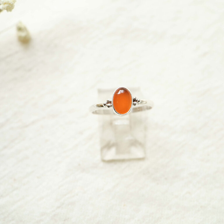 Carnelian Ring - Freesia