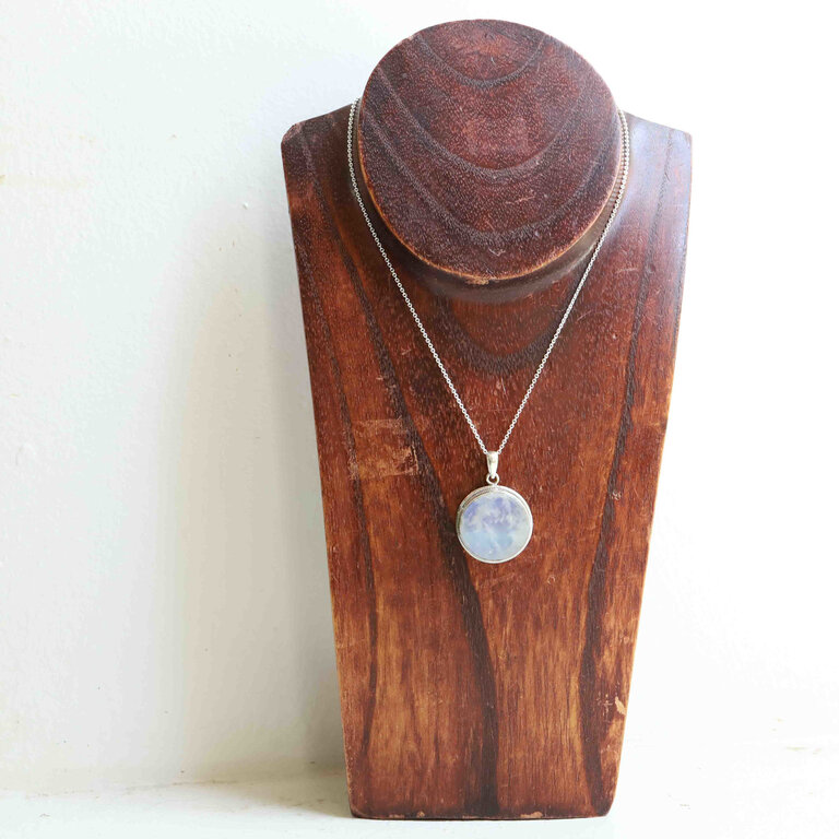 Pendentif Pierre de lune - Rond