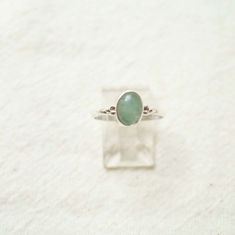 Green Aventurine Ring - Freesia
