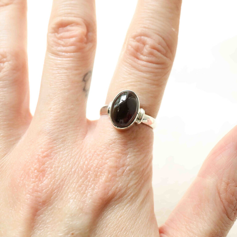 Bague Grenat - Oeillet