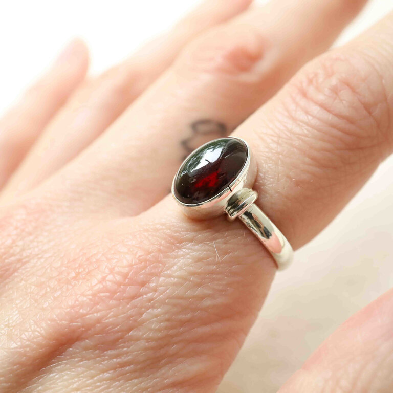 Bague Grenat - Oeillet