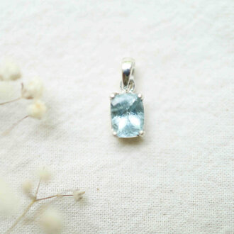 Aquamarine Pendant - Rectangle Aquamarine Pendant - Rectangle