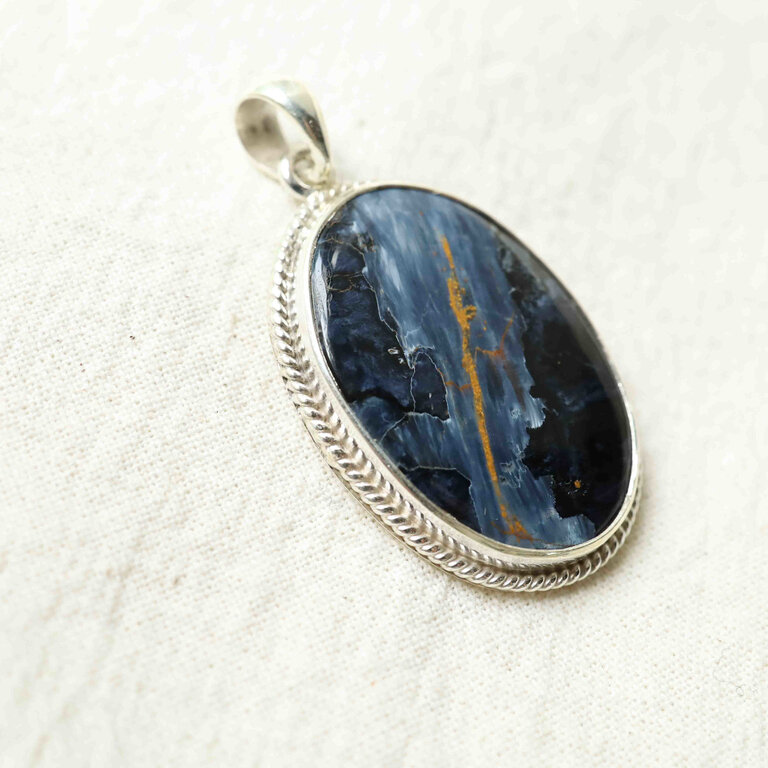 Pendentif Piétersite - Hortensia ovale