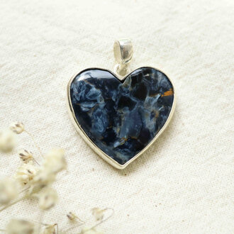 Pendentif Piétersite - Coeur