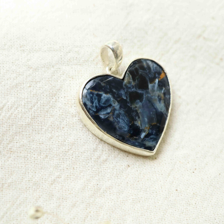 Pietersite Pendant - Coeur