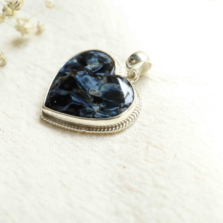 Pendentif Piétersite - Coeur
