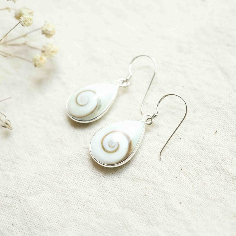 Eye of St. Lucia Earrings - Openwork setting
