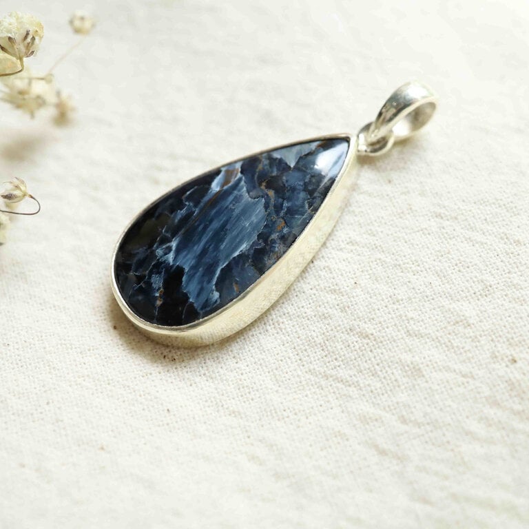 Pietersite Pendant - Goutte simple