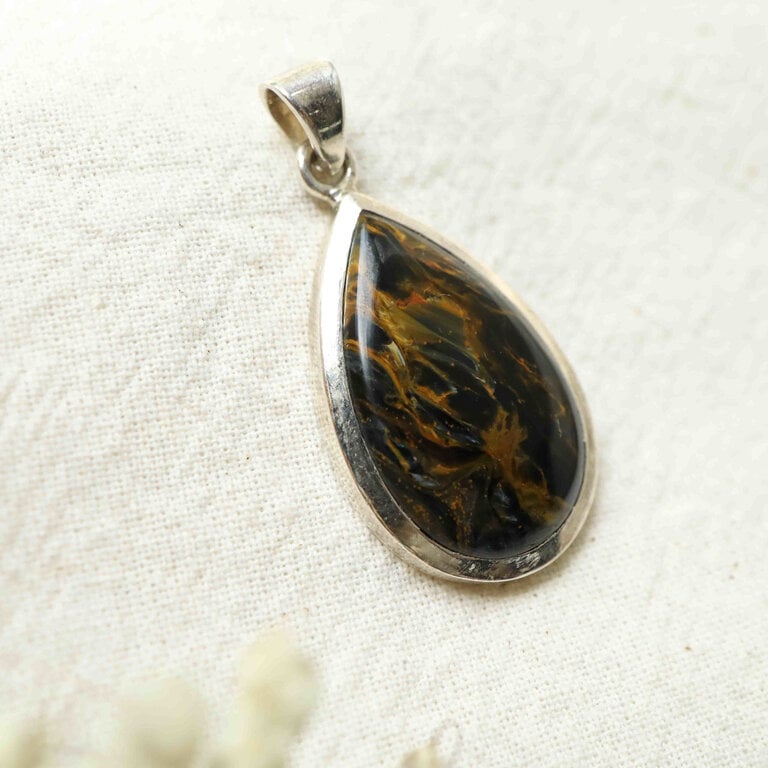 Pendentif Piétersite - Goutte simple