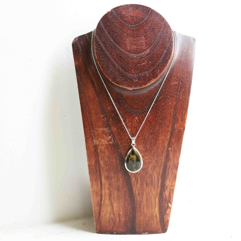 Pietersite Pendant - Goutte simple