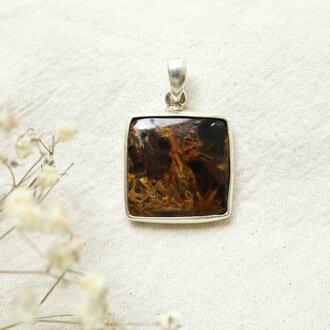 Pendentif Piétersite - Carré