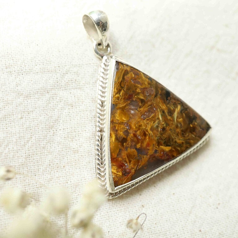 Pietersite Pendant - Triangle