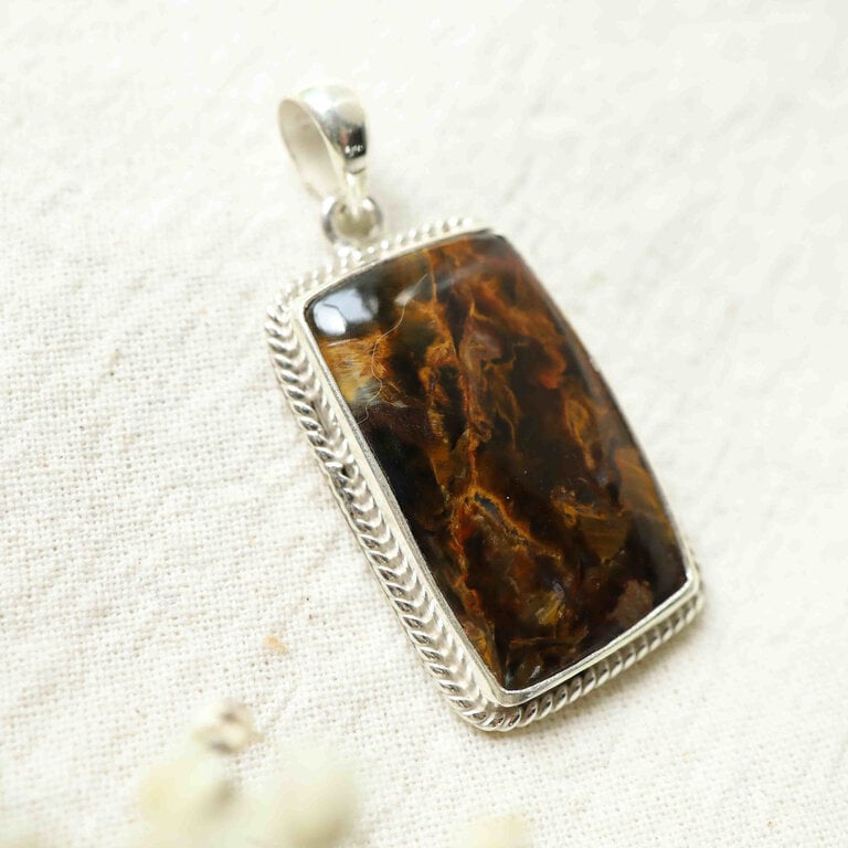 Pendentif Piétersite - Rectangle