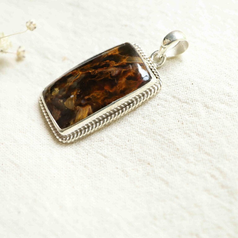 Pendentif Piétersite - Rectangle