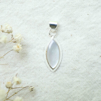 Pendentif Nacre de perle - Marquise