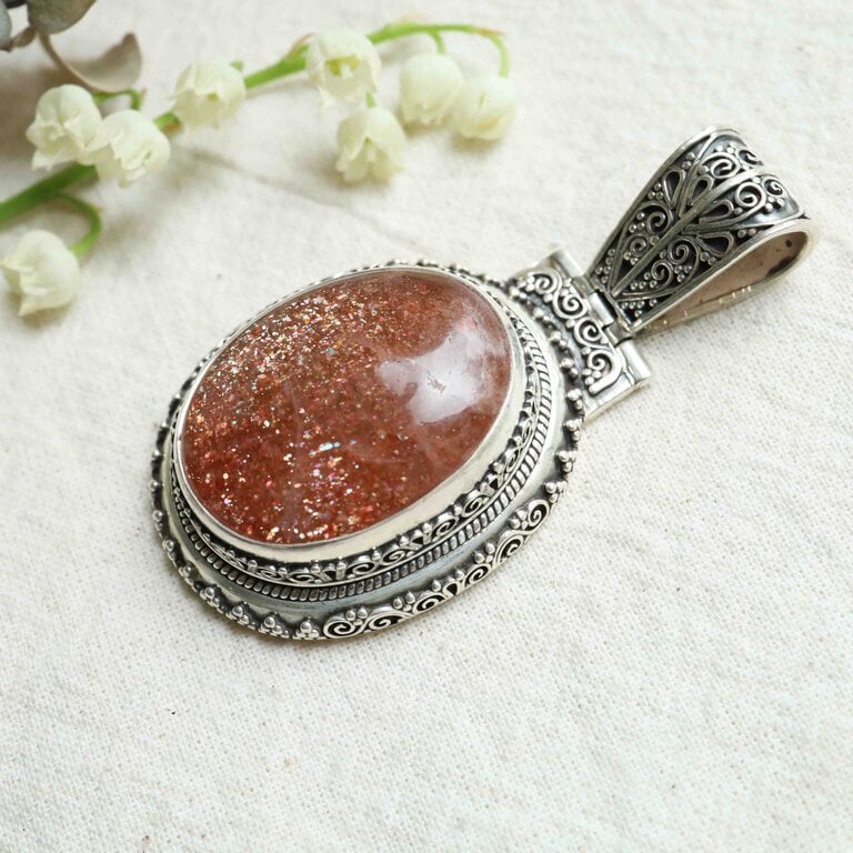 Pendentif Pierre de soleil - Inanna