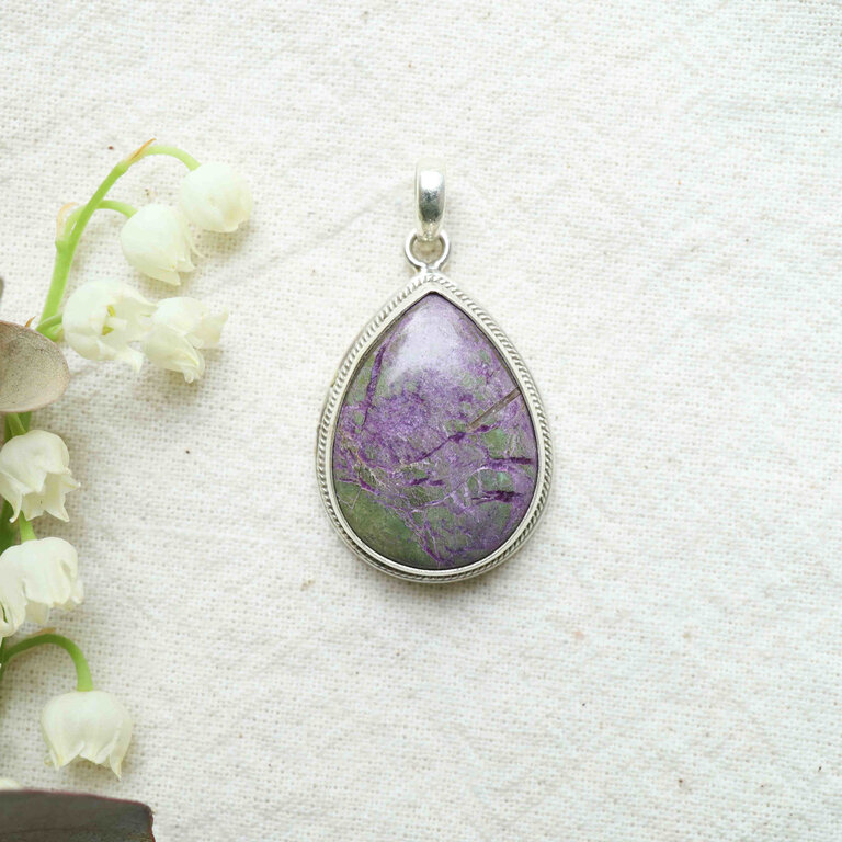 Pendentif Atlantisite - Hortensia