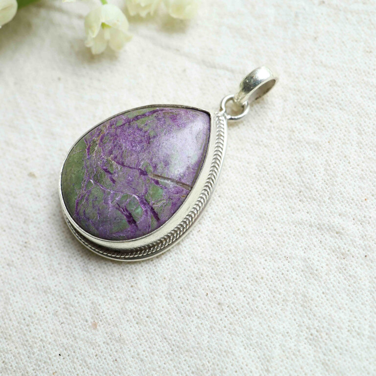 Pendentif Atlantisite - Hortensia