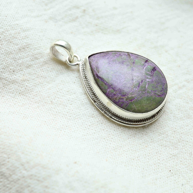 Pendentif Atlantisite - Hortensia