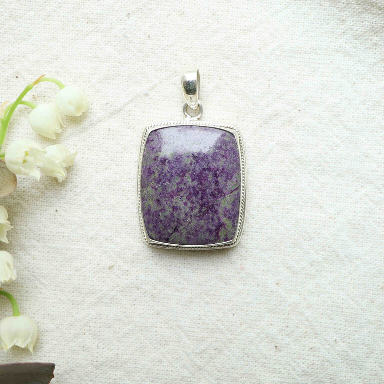 Pendentif Atlantisite - Hortensia