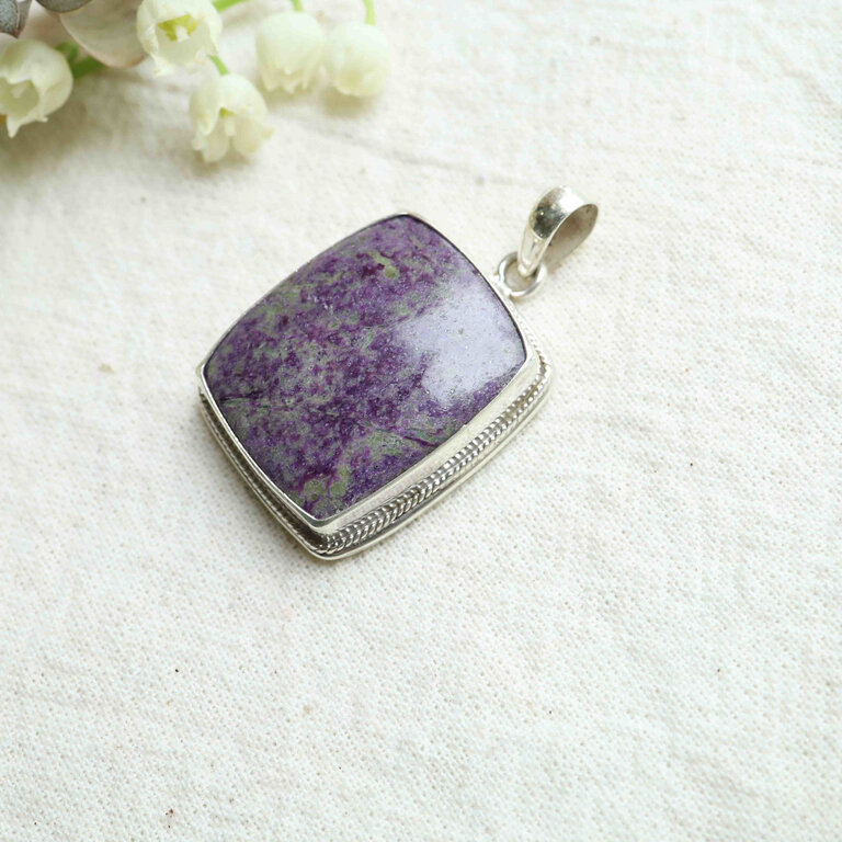 Pendentif Atlantisite - Hortensia