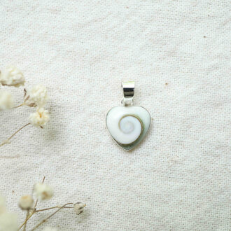 Pendentif Oeil de Ste-Lucie - Coeur