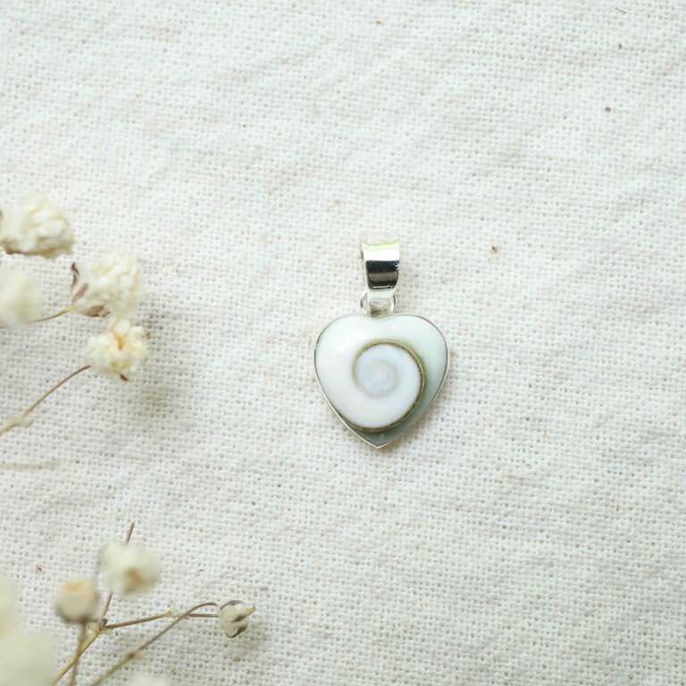 Pendentif Oeil de Ste-Lucie - Coeur