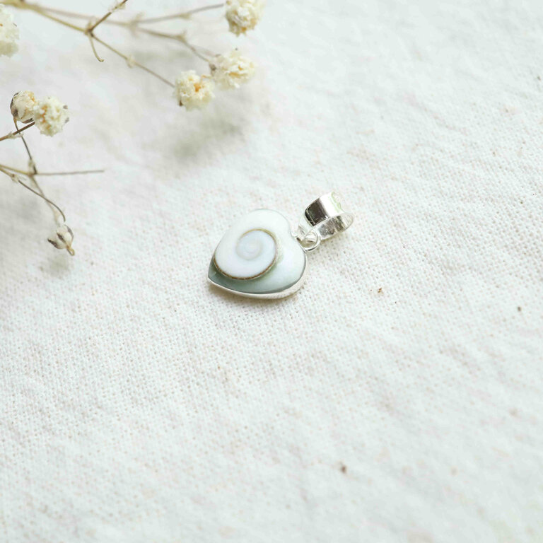 Pendentif Oeil de Ste-Lucie - Coeur